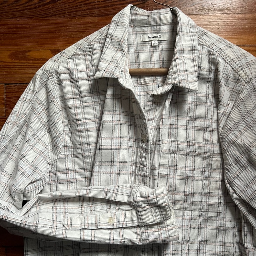 Madewell plaid XL